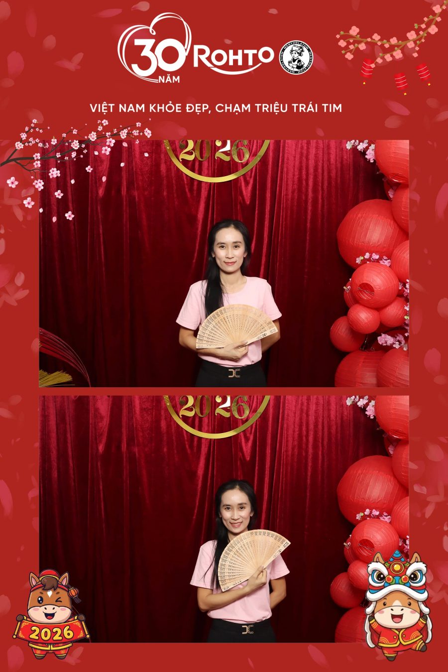 Rohto Vietnam Year-end Party with Chupbox Photobooth