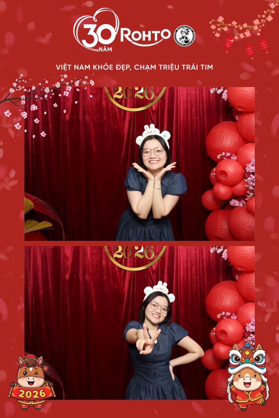 Rohto Vietnam Year-end Party with Chupbox Photobooth