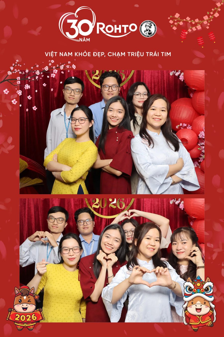 Rohto Vietnam Year-end Party with Chupbox Photobooth