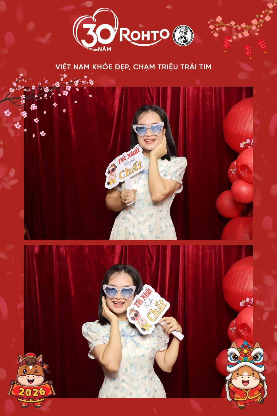 Rohto Vietnam Year-end Party with Chupbox Photobooth