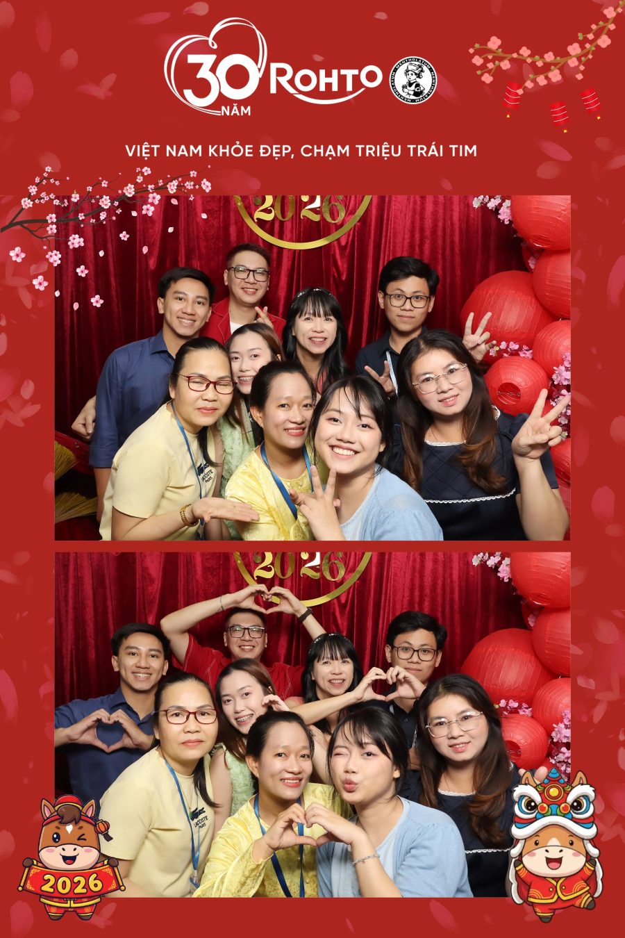 Rohto Vietnam Year-end Party with Chupbox Photobooth