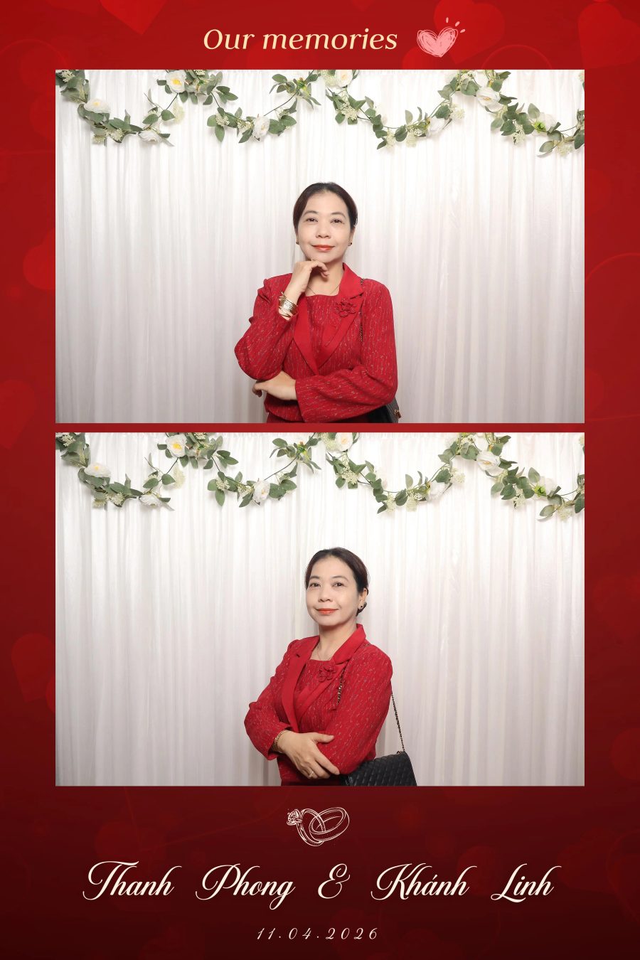Chupbox Photobooth for Phong & Linh Wedding at Luxury Palace