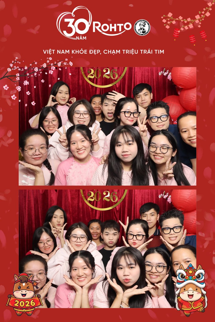 Rohto Vietnam Year-end Party with Chupbox Photobooth