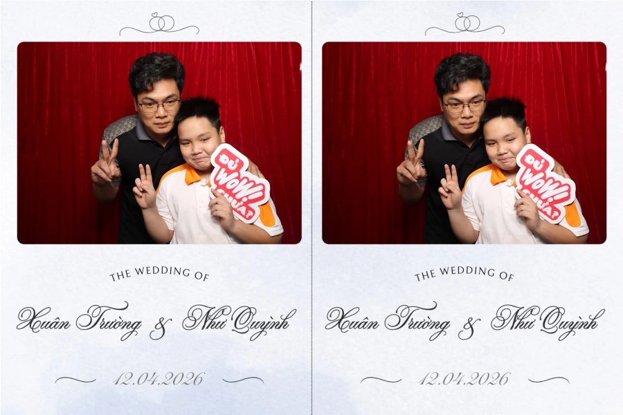 Chupbox Wedding Photobooth for Truong & Quynh at Luxury Palace