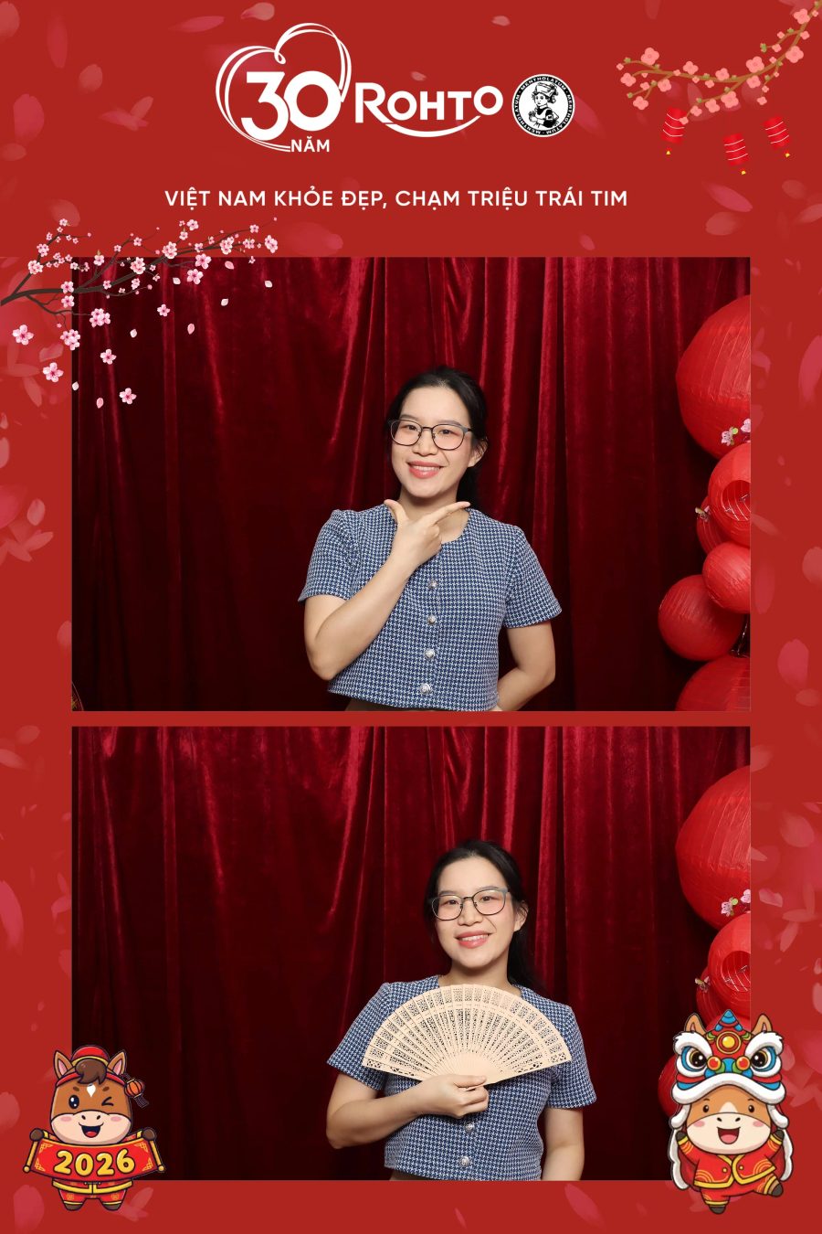 Rohto Vietnam Year-end Party with Chupbox Photobooth