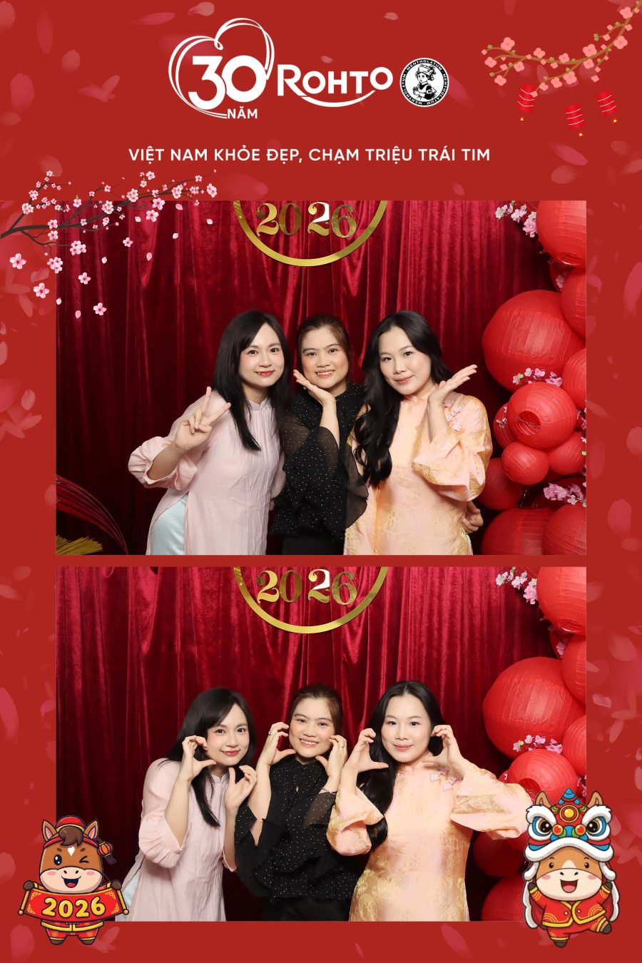 Rohto Vietnam Year-end Party with Chupbox Photobooth