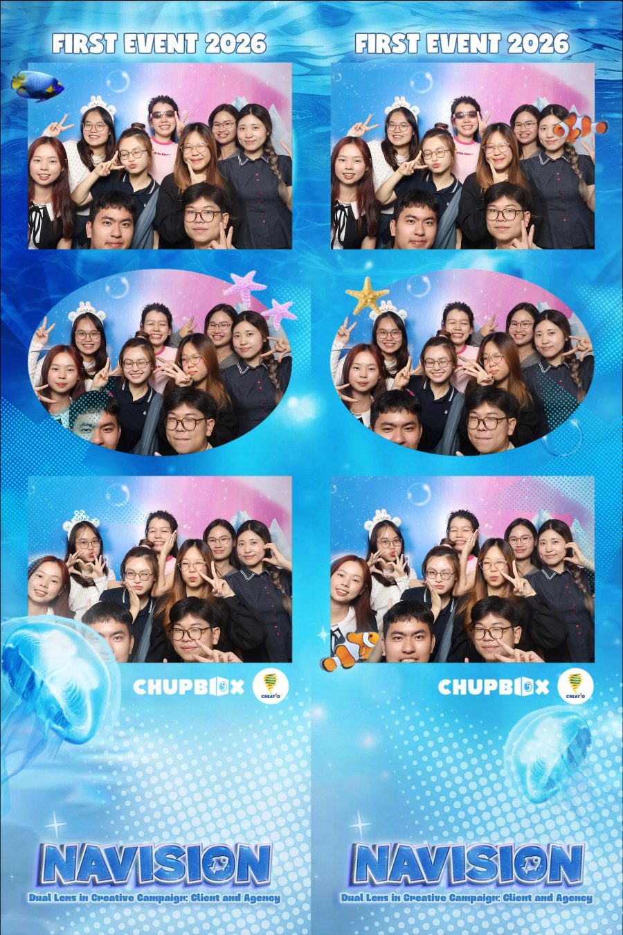 Chupbox Photobooth Photo at FIRST EVENT 2026 of Marketing Club Creatio