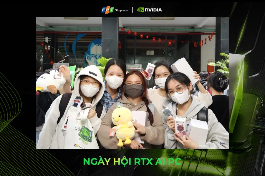 Chupbox Photobooth activity for Nvidia Promotion at University of Economics and Law