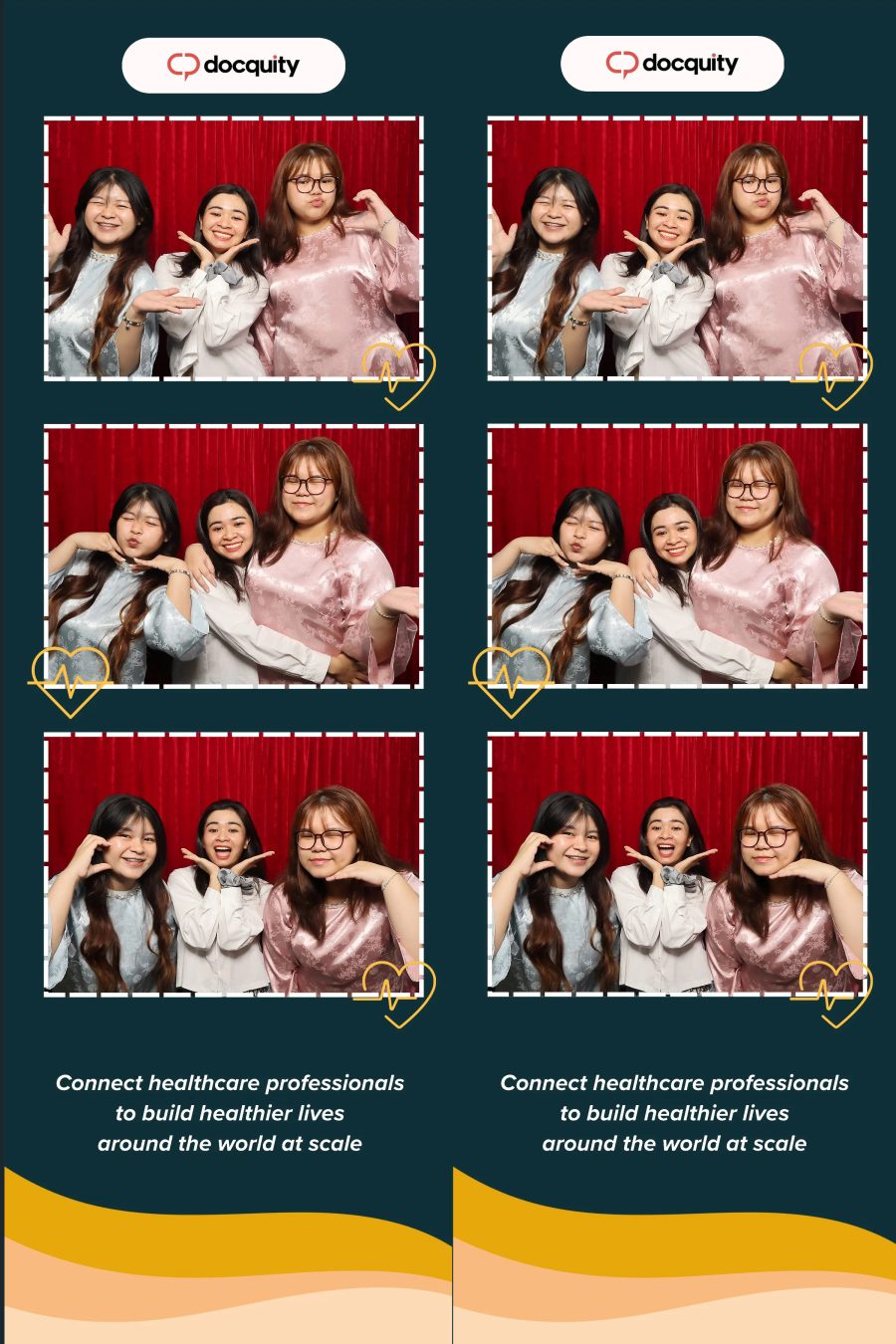 Chupbox Photobooth operation at Docquity company event