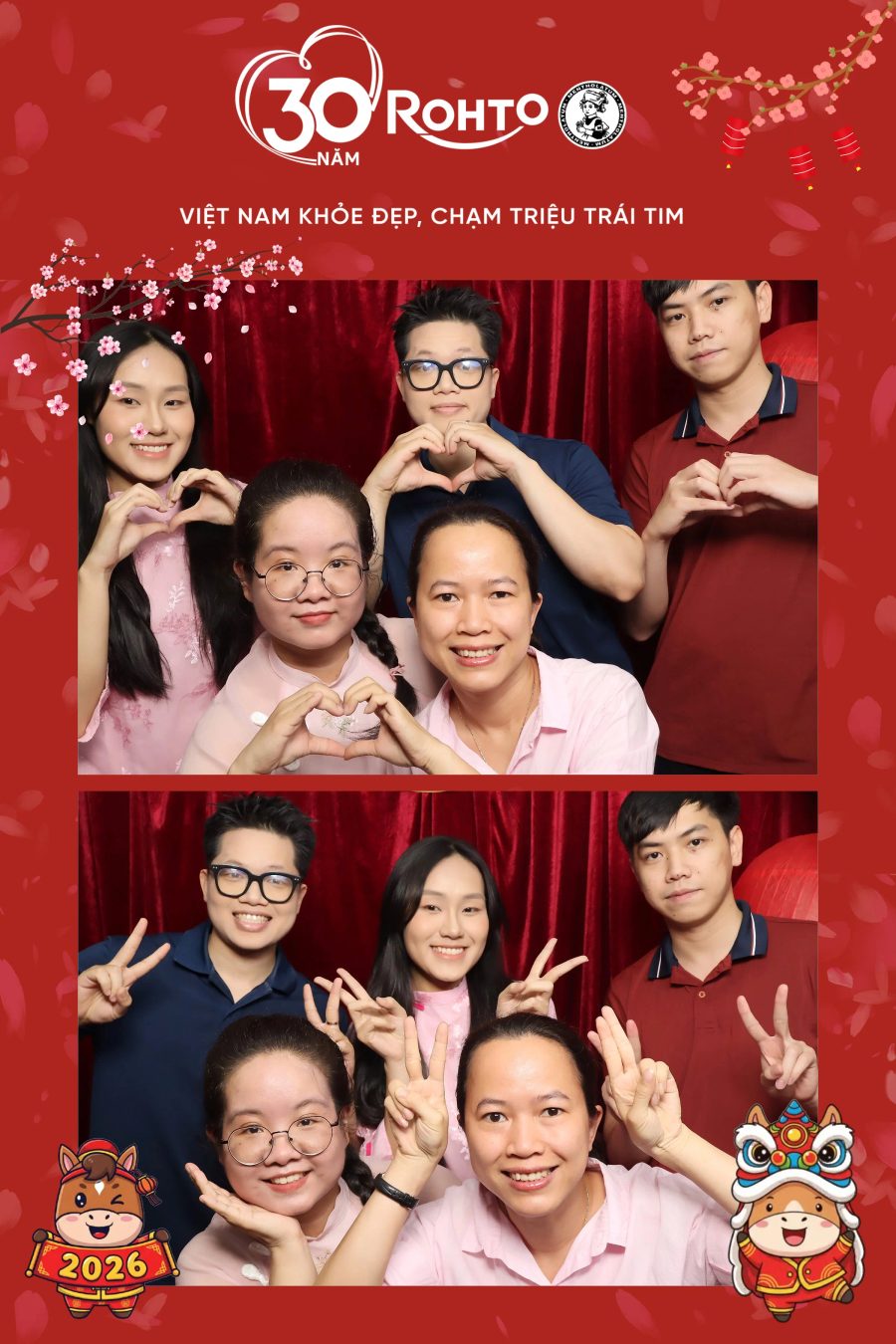 Rohto Vietnam Year-end Party with Chupbox Photobooth