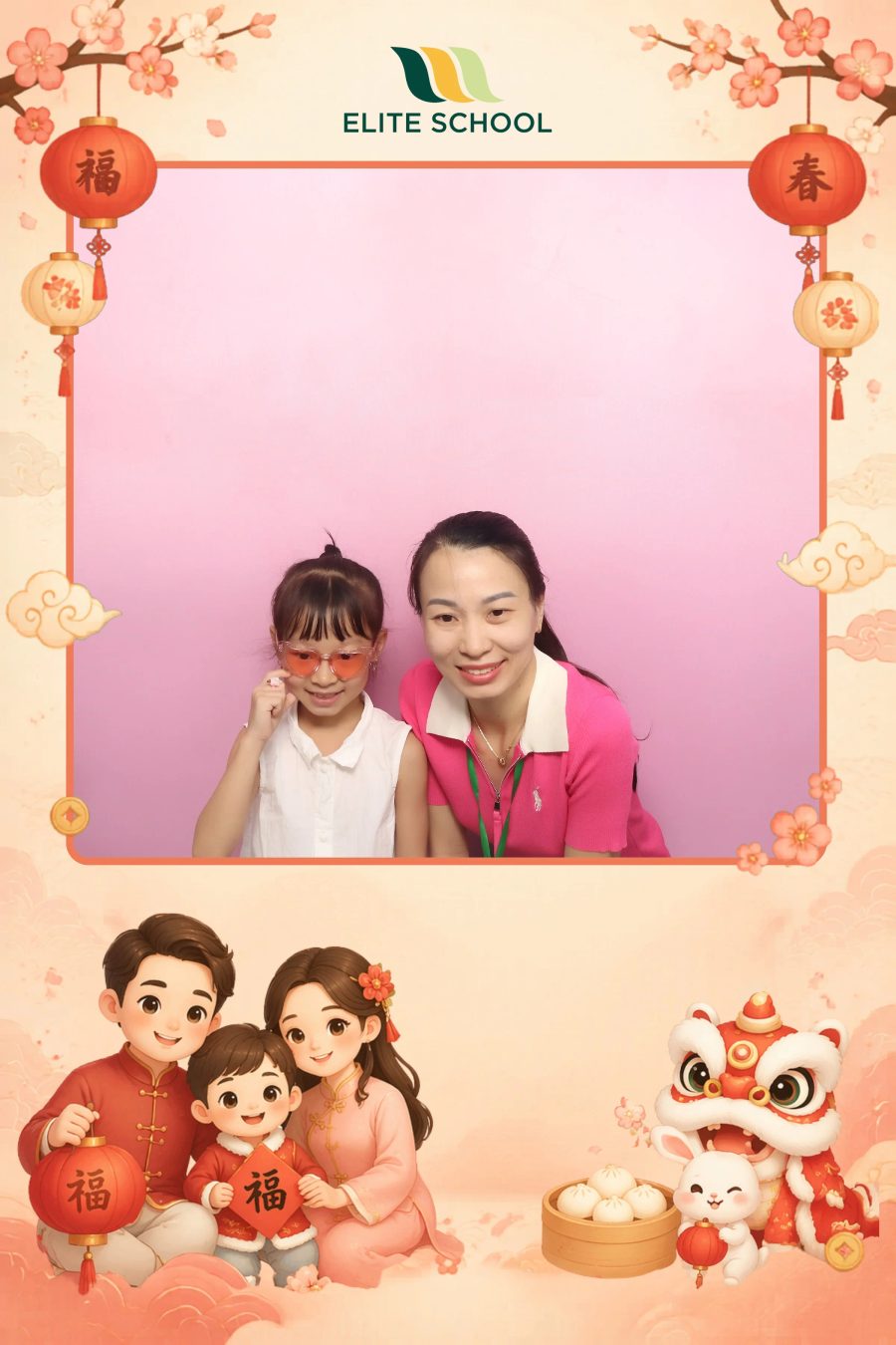 Chupbox Photobooth for Family day at Elite School Binh Duong
