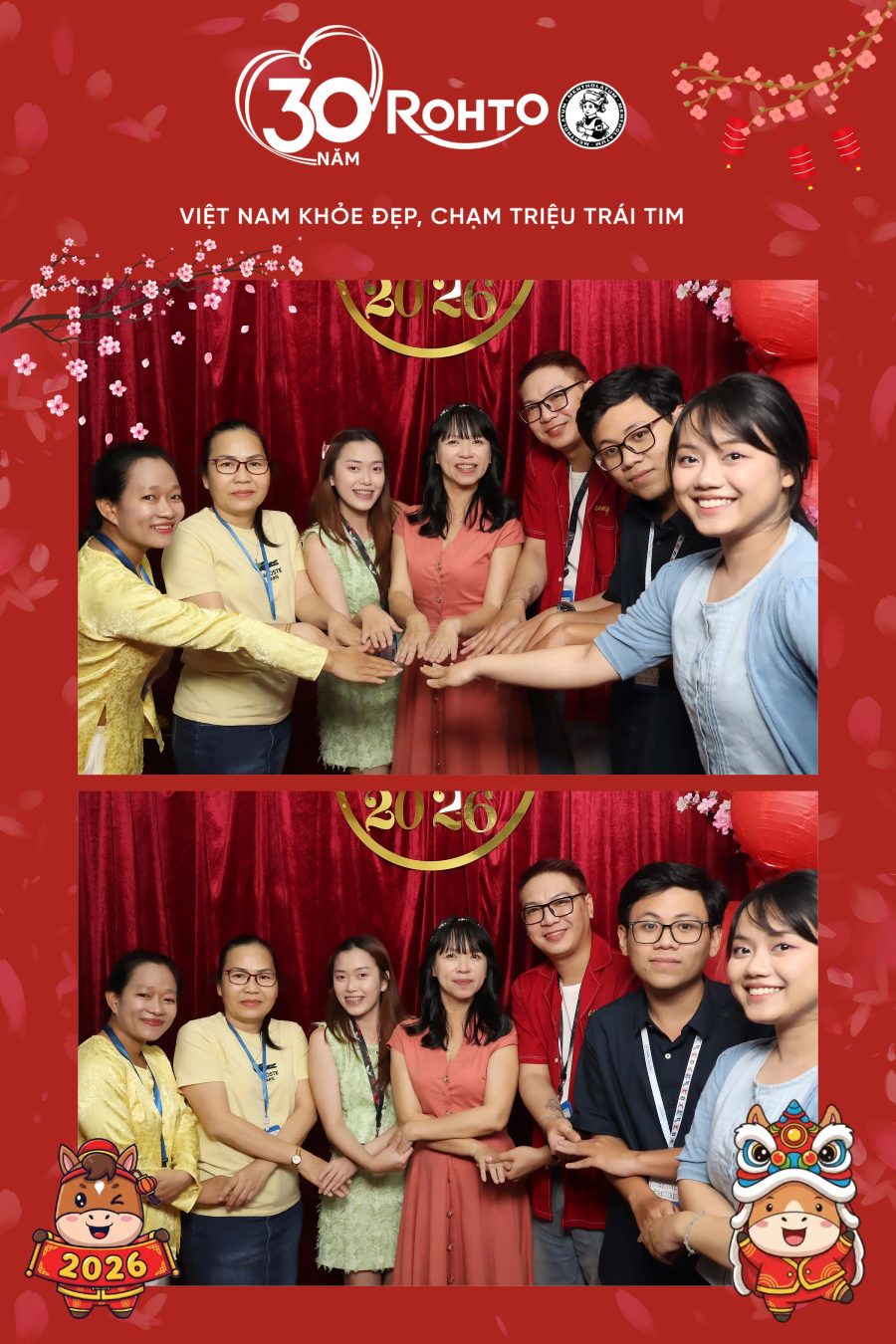 Rohto Vietnam Year-end Party with Chupbox Photobooth