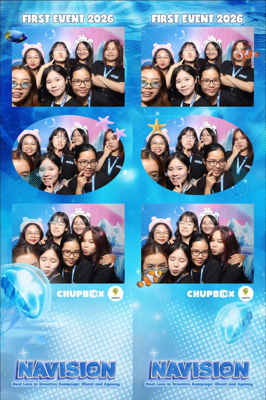 Chupbox Photobooth Photo at FIRST EVENT 2026 of Marketing Club Creatio