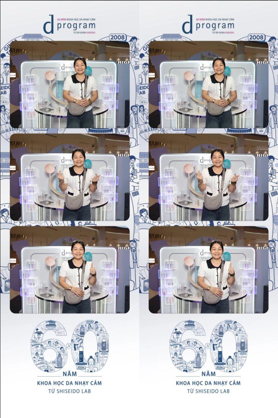 D program by Shiseido 60th Anniversary Promotion at Aeon Mall Tân Phú