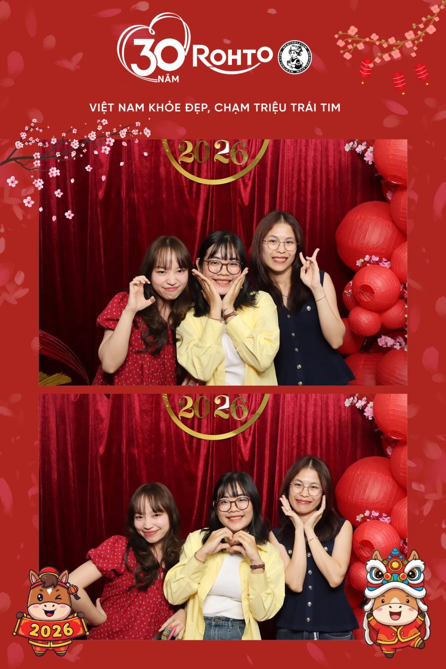 Rohto Vietnam Year-end Party with Chupbox Photobooth
