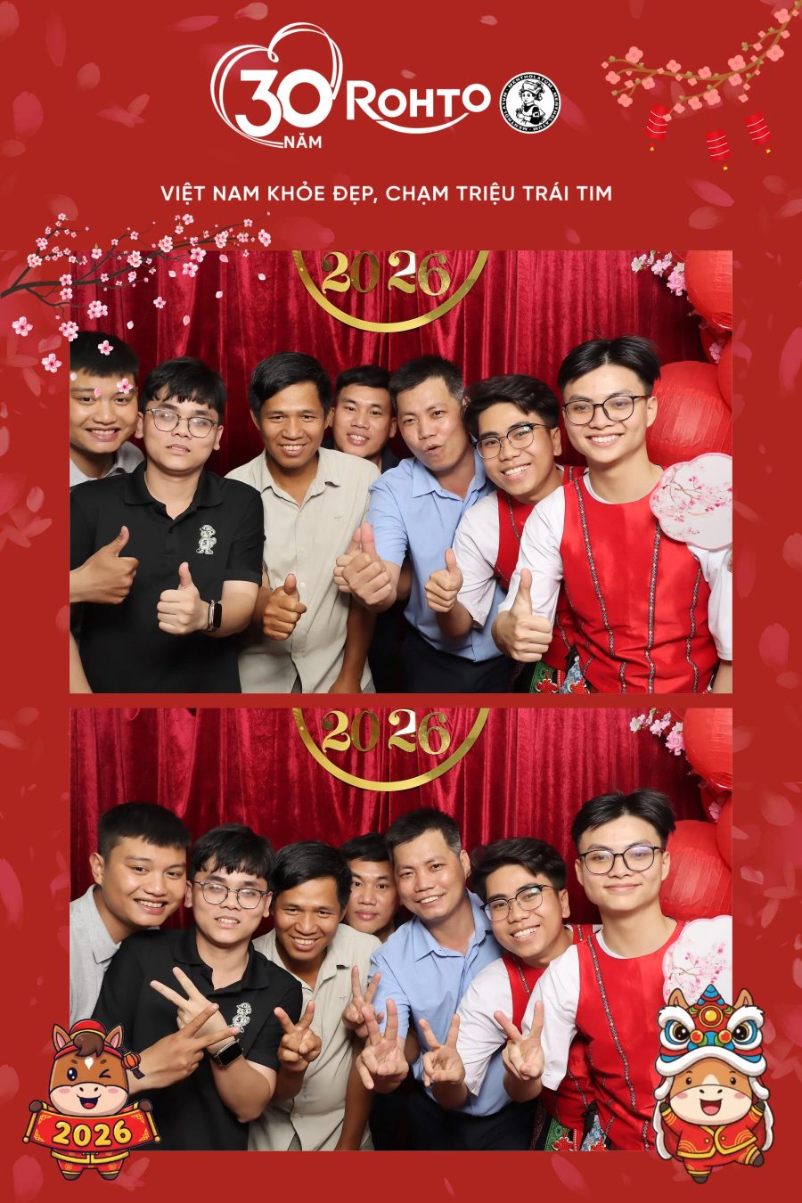 Rohto Vietnam Year-end Party with Chupbox Photobooth