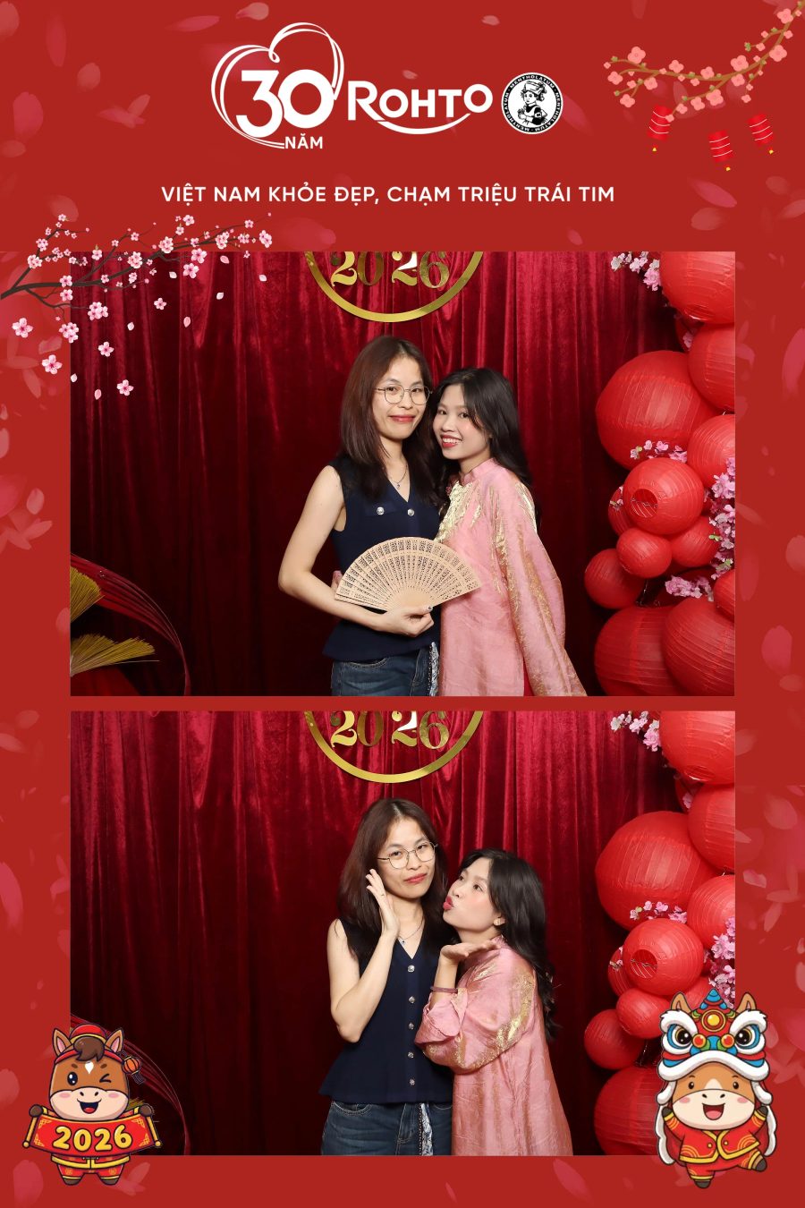 Rohto Vietnam Year-end Party with Chupbox Photobooth