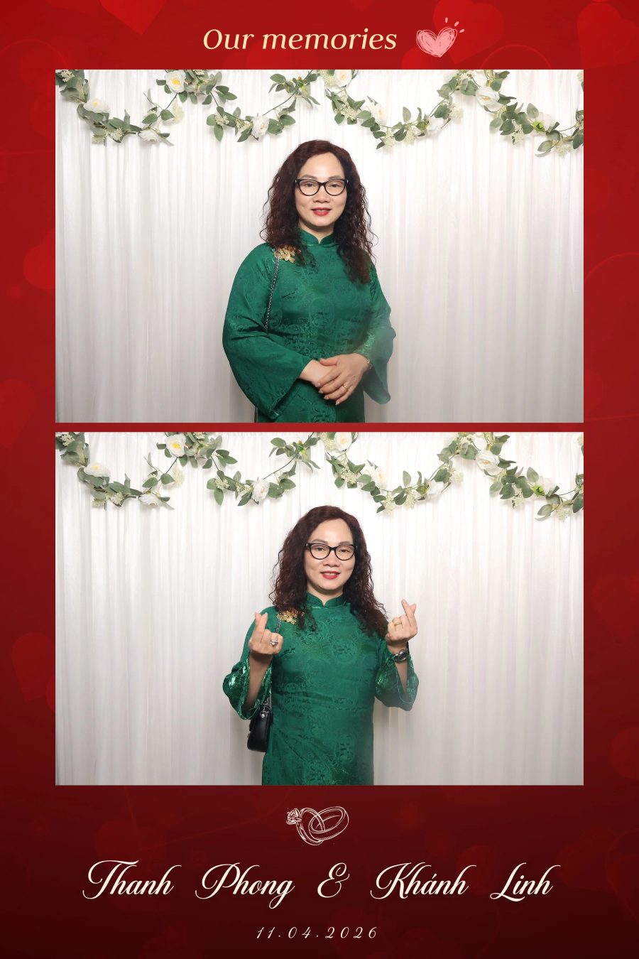 Chupbox Photobooth for Phong & Linh Wedding at Luxury Palace