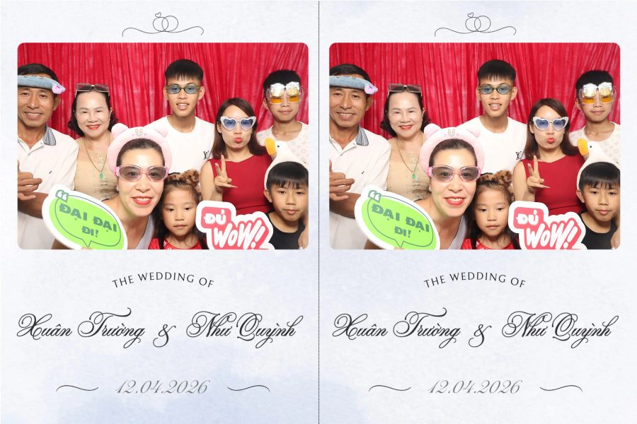 Chupbox Wedding Photobooth for Truong & Quynh at Luxury Palace