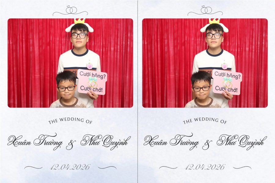 Chupbox Wedding Photobooth for Truong & Quynh at Luxury Palace