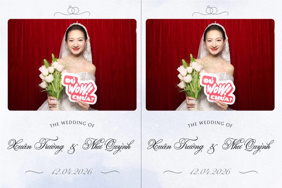 Chupbox Wedding Photobooth for Truong & Quynh at Luxury Palace
