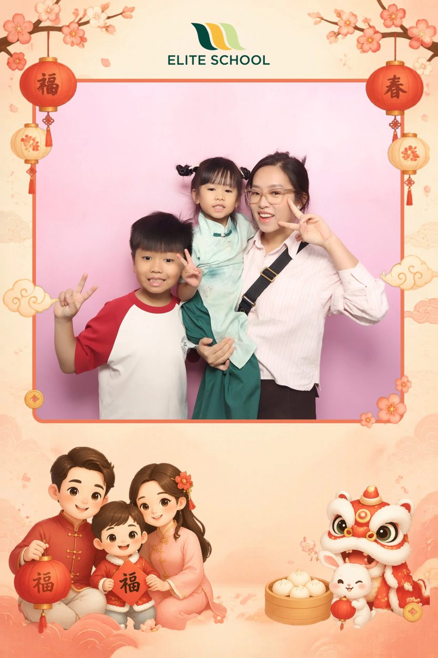 Chupbox Photobooth for Family day at Elite School Binh Duong