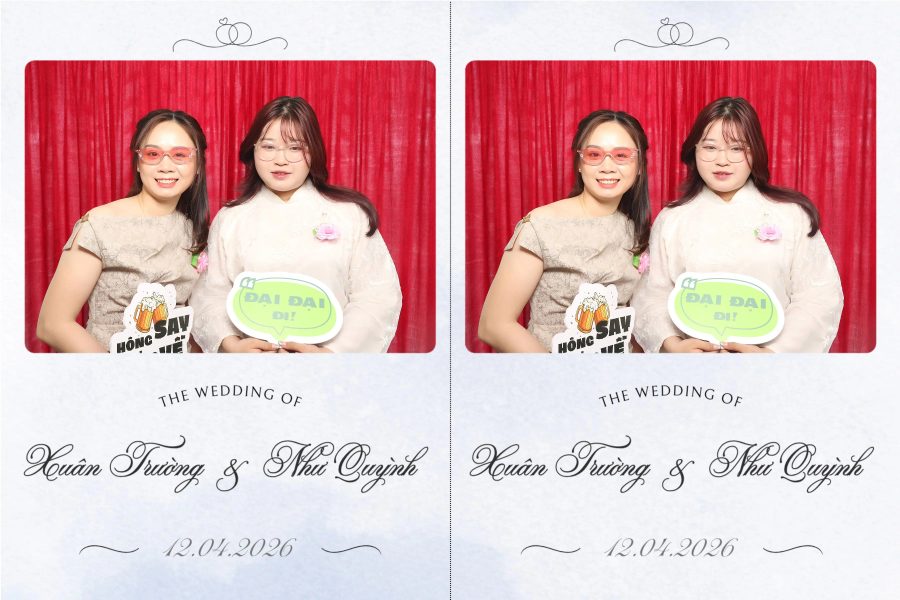 Chupbox Wedding Photobooth for Truong & Quynh at Luxury Palace