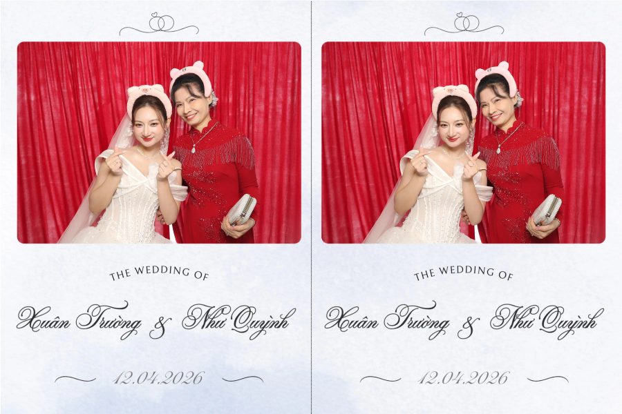 Chupbox Wedding Photobooth for Truong & Quynh at Luxury Palace