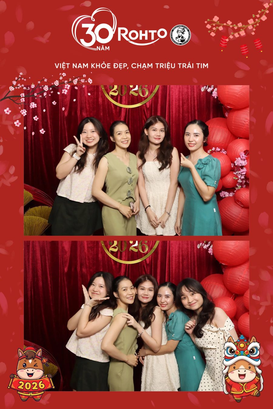 Rohto Vietnam Year-end Party with Chupbox Photobooth