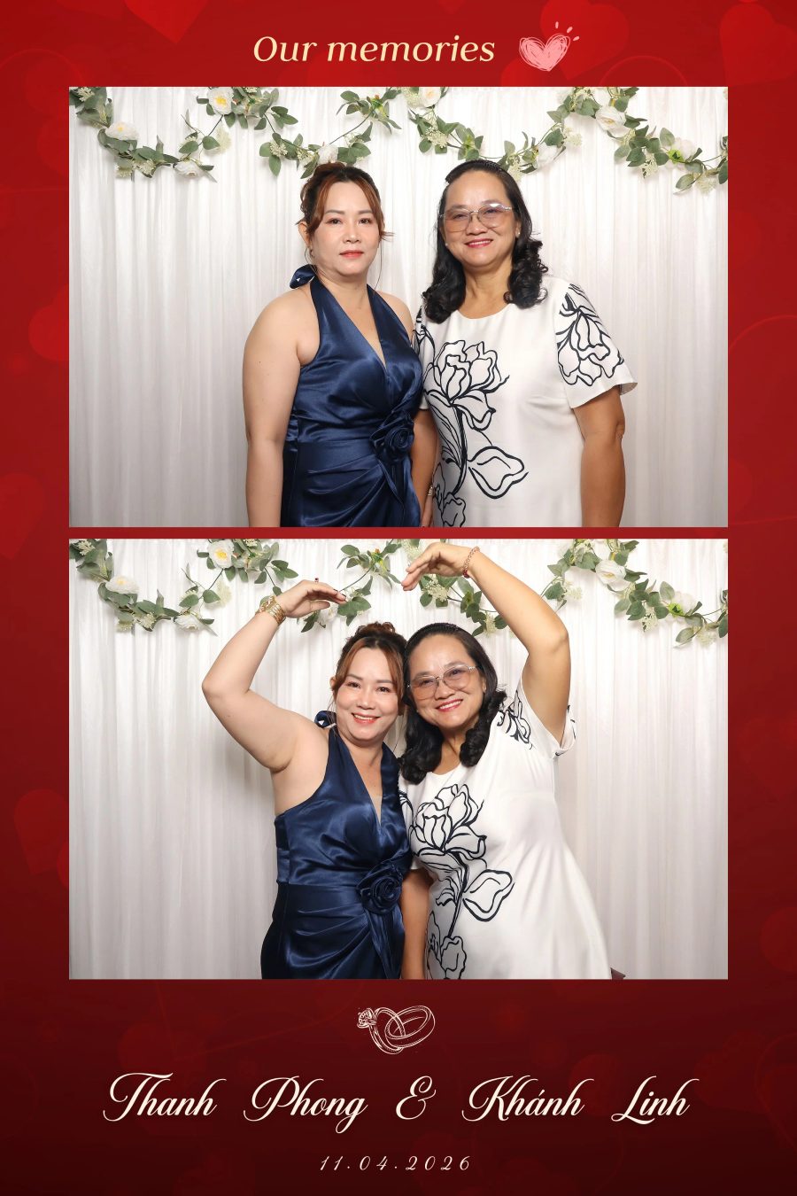 Chupbox Photobooth for Phong & Linh Wedding at Luxury Palace