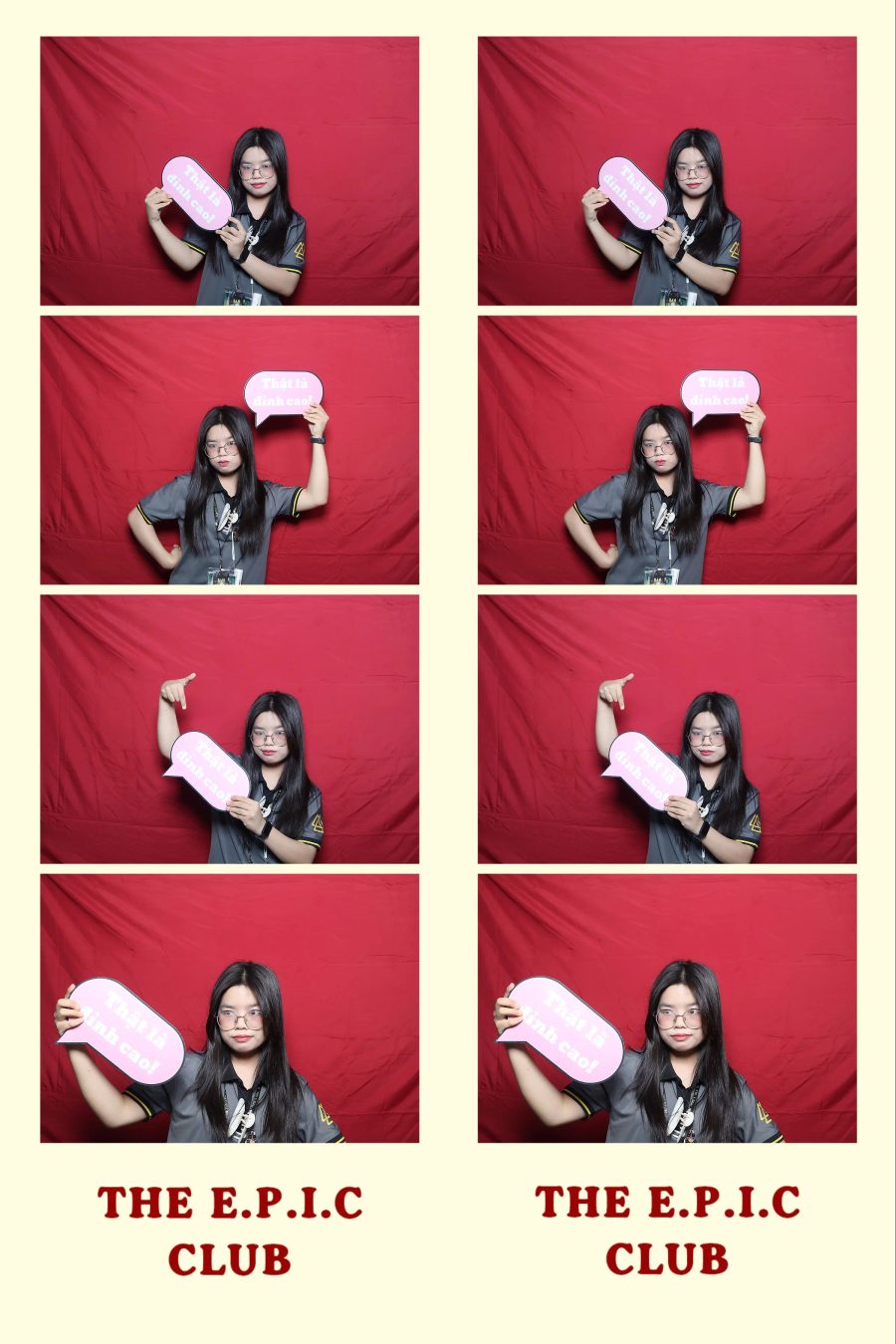 Chupbox Photobooth photo at The EPIC Club of HCMC University of Law