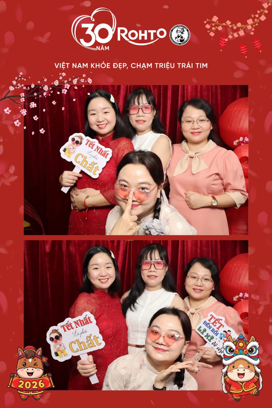 Rohto Vietnam Year-end Party with Chupbox Photobooth