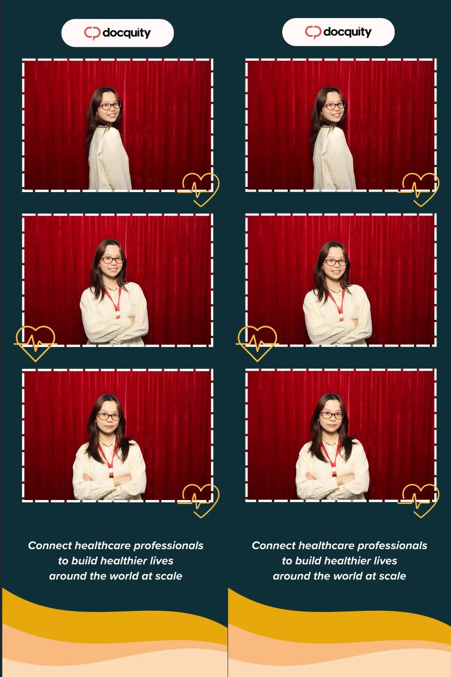 Chupbox Photobooth operation at Docquity company event