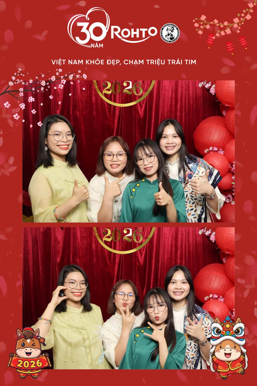 Rohto Vietnam Year-end Party with Chupbox Photobooth