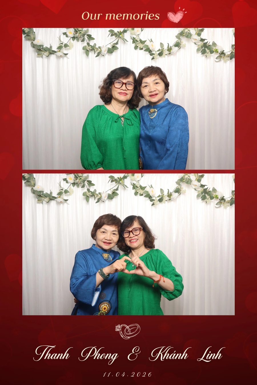 Chupbox Photobooth for Phong & Linh Wedding at Luxury Palace