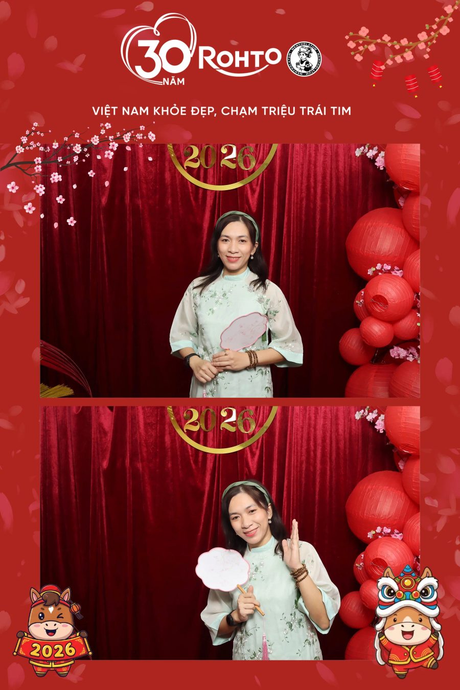 Rohto Vietnam Year-end Party with Chupbox Photobooth