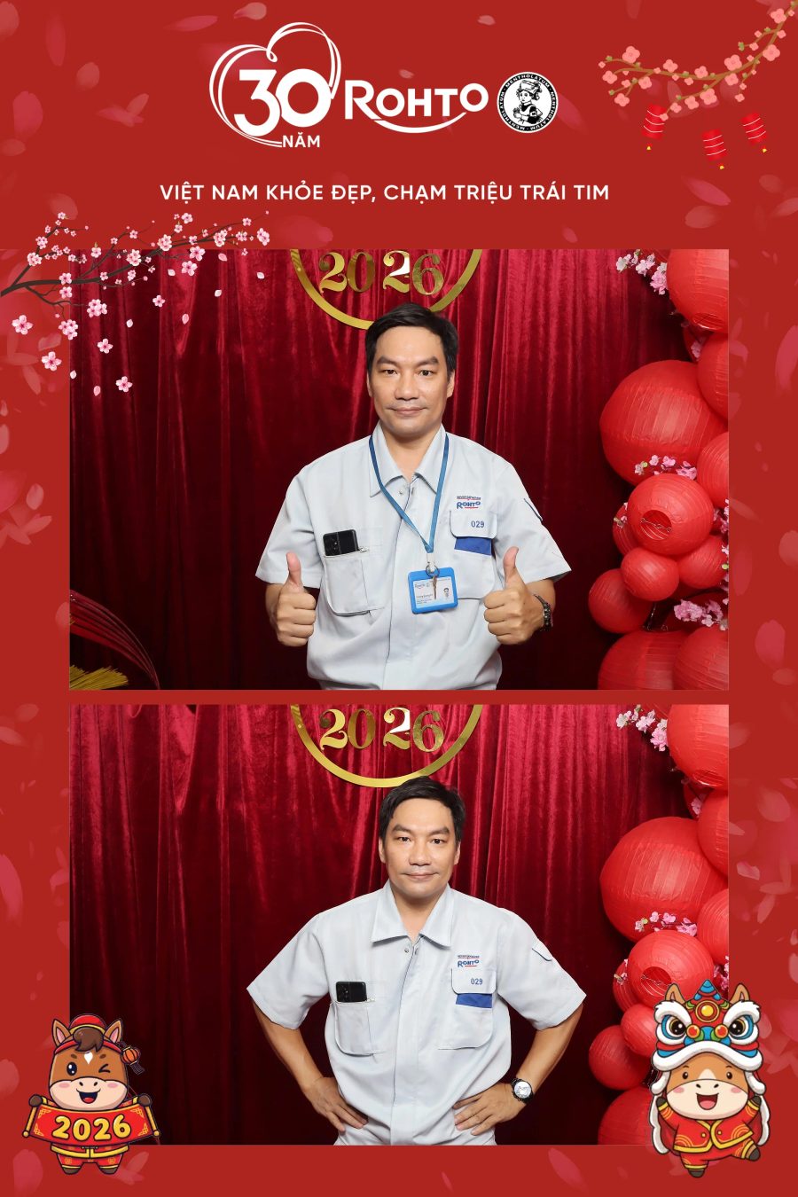 Rohto Vietnam Year-end Party with Chupbox Photobooth