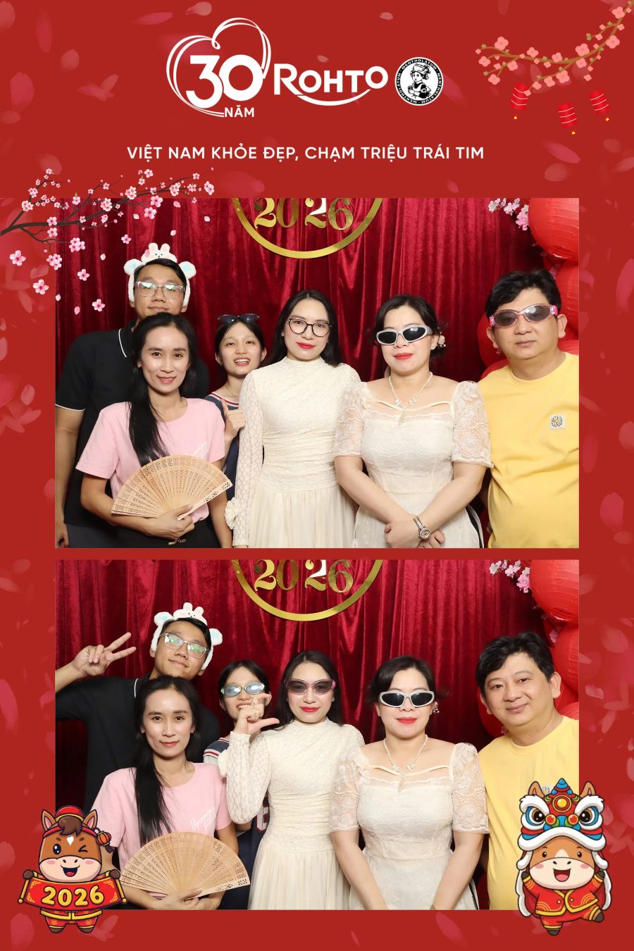 Rohto Vietnam Year-end Party with Chupbox Photobooth