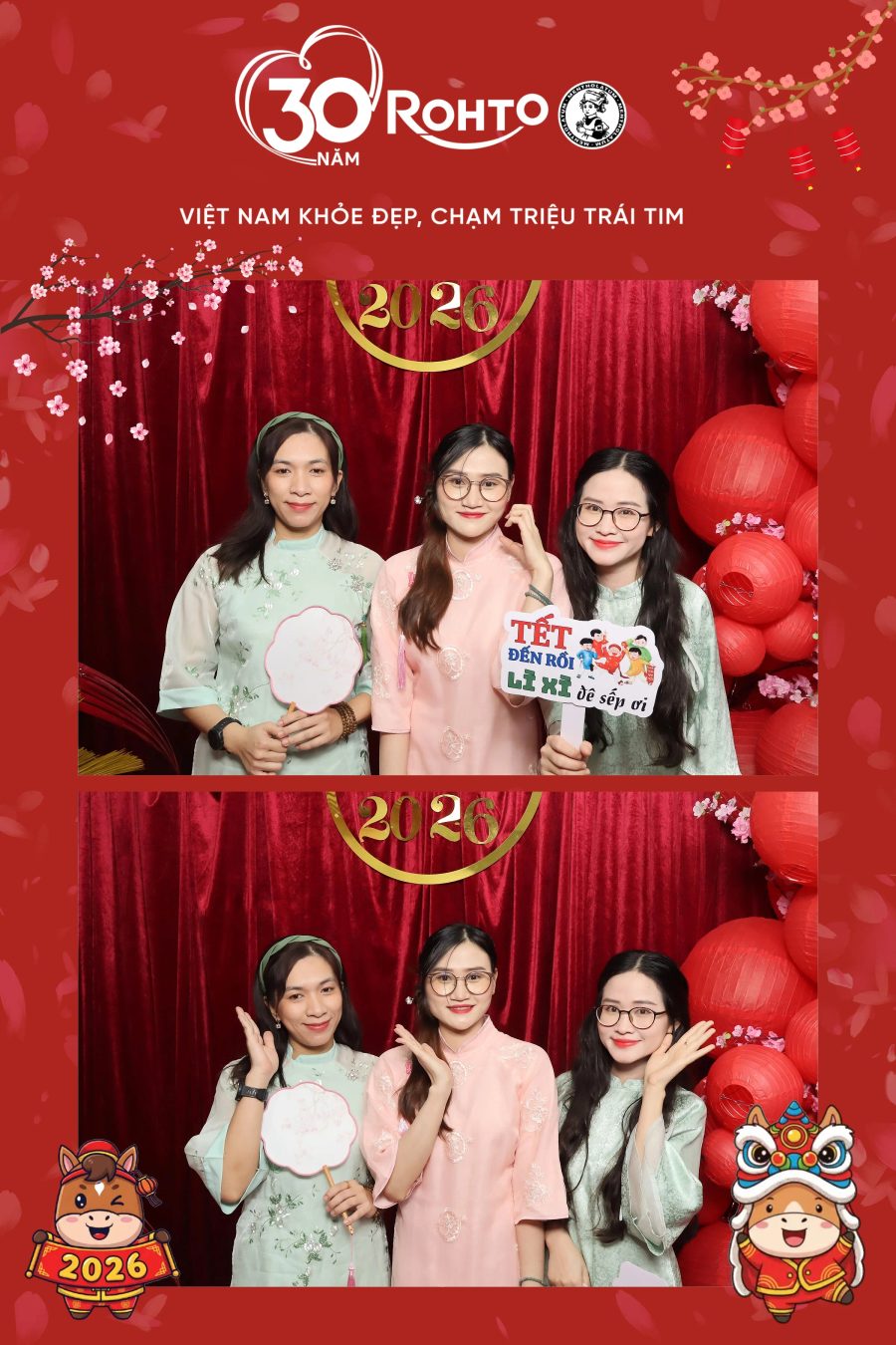 Rohto Vietnam Year-end Party with Chupbox Photobooth