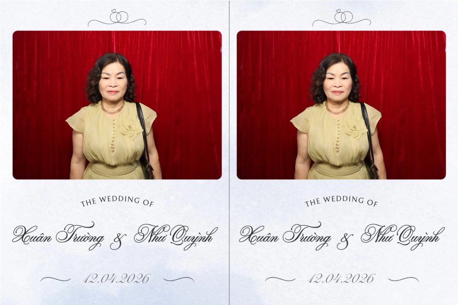 Chupbox Wedding Photobooth for Truong & Quynh at Luxury Palace