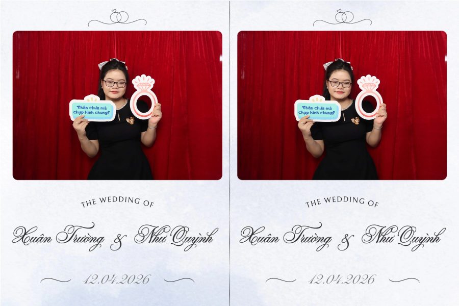 Chupbox Wedding Photobooth for Truong & Quynh at Luxury Palace