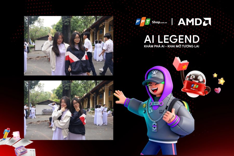 Chupbox Photobooth photo for FPT Shop Event at Nguyễn Thị Minh Khai High School