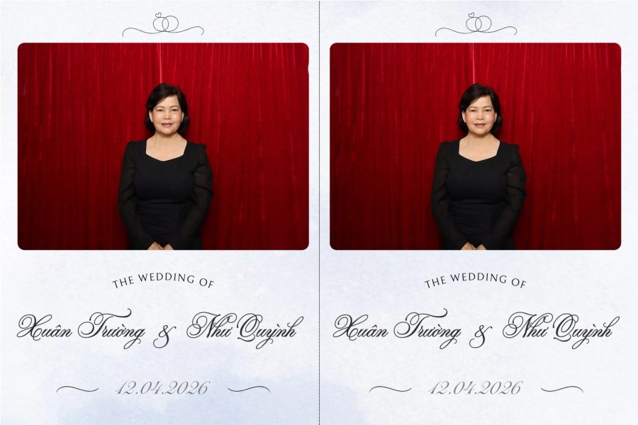 Chupbox Wedding Photobooth for Truong & Quynh at Luxury Palace