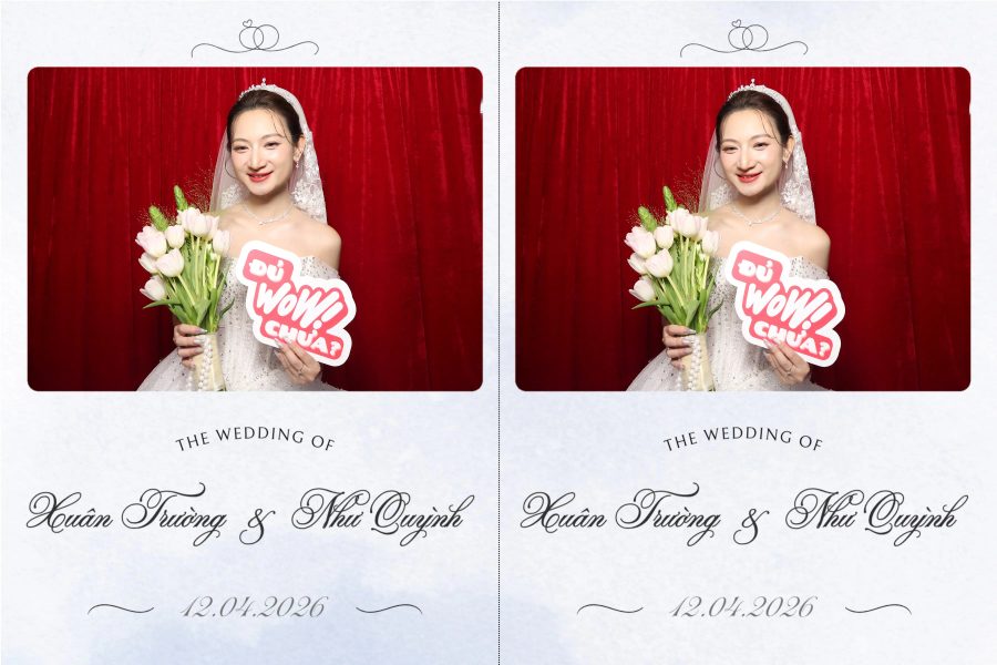 Chupbox Wedding Photobooth for Truong & Quynh at Luxury Palace
