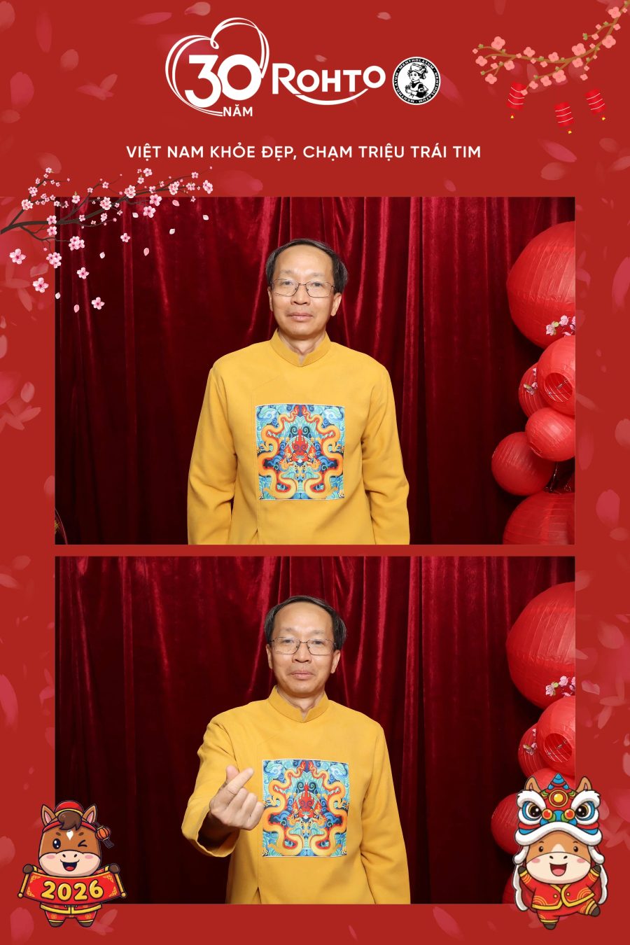 Rohto Vietnam Year-end Party with Chupbox Photobooth