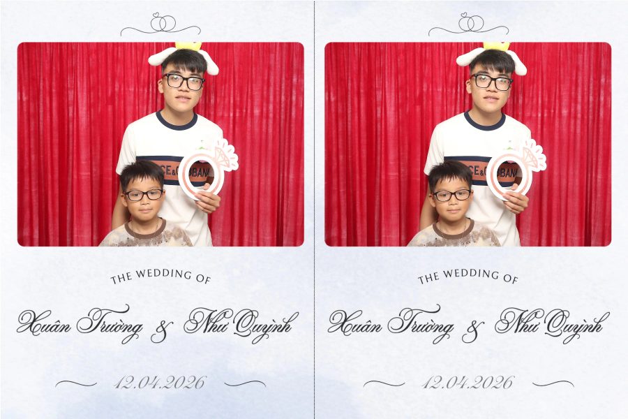 Chupbox Wedding Photobooth for Truong & Quynh at Luxury Palace