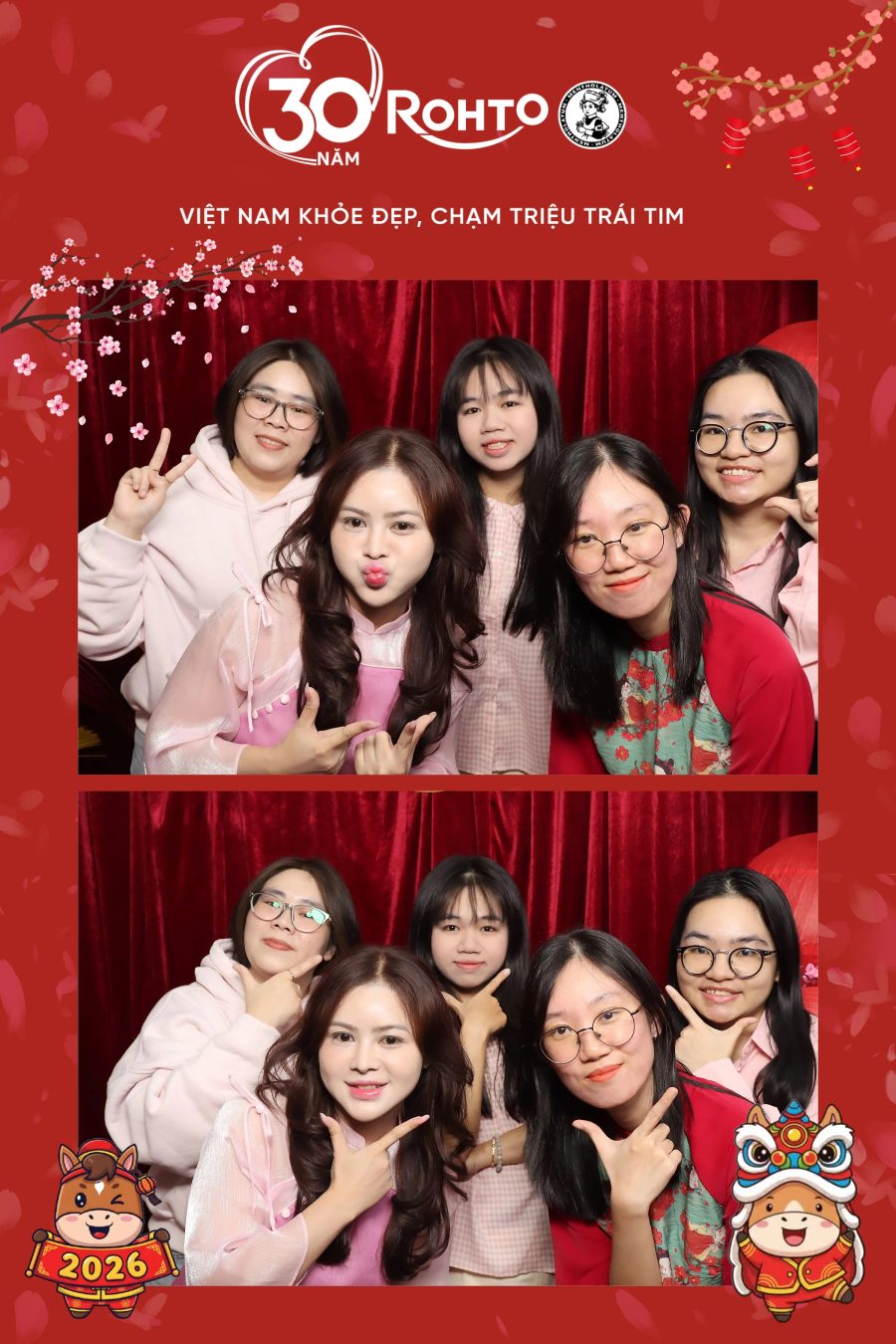 Rohto Vietnam Year-end Party with Chupbox Photobooth