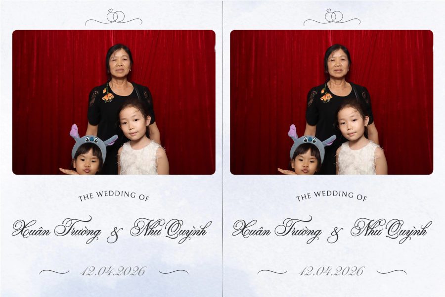Chupbox Wedding Photobooth for Truong & Quynh at Luxury Palace