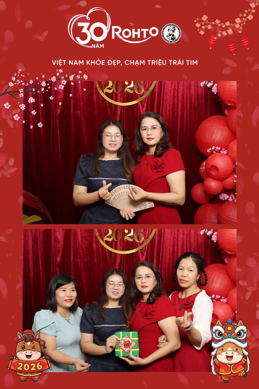 Rohto Vietnam Year-end Party with Chupbox Photobooth