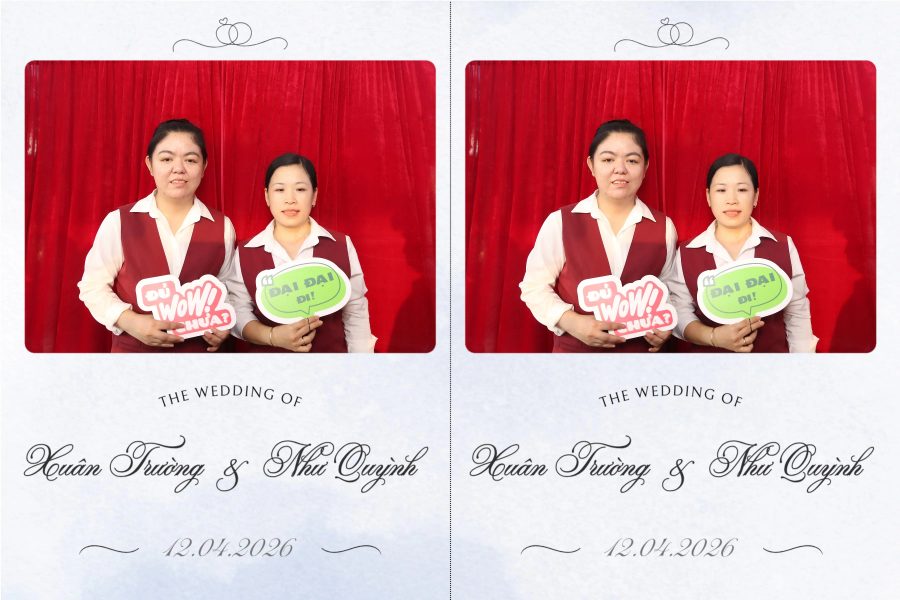 Chupbox Wedding Photobooth for Truong & Quynh at Luxury Palace
